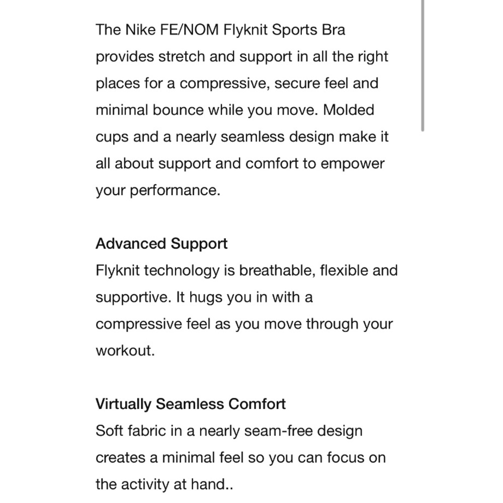 Nike FE/NOM Flyknit High-Support Sports Bra - Picture 5 of 9